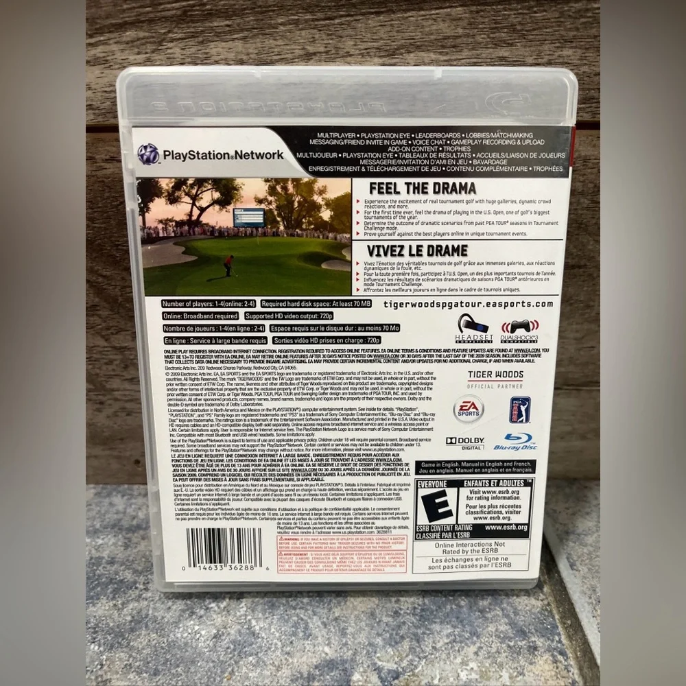 5 for $60 tiger woods pga tour 10 for the PlayStation 3 - Picture 4 of 4